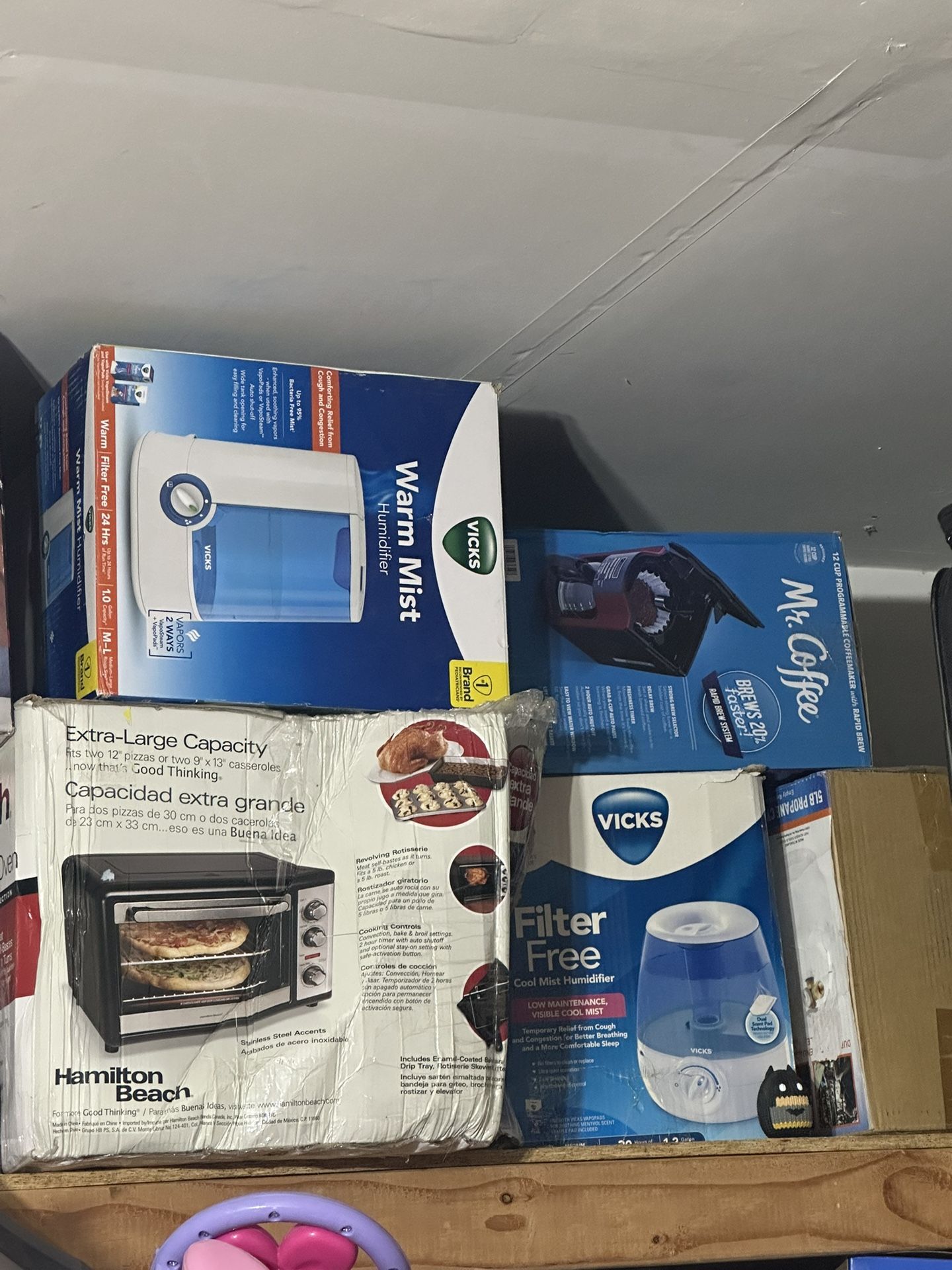 Equate Cool Mist $15 Vick Warm $20 Firm Pick Up Only