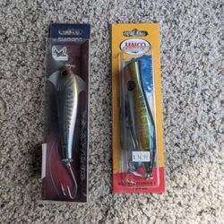 Saltwater Lures 8$ Each