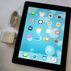 iPad 4 th Generation  , iCloud Unlocked,   Wi-Fi  Internet Access  , Excellent Condition Like New 
