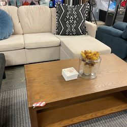 Sofa With Ottoman $279 Table $139