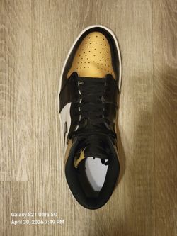 Size 14 Air Jordan 1 High Gold Toe