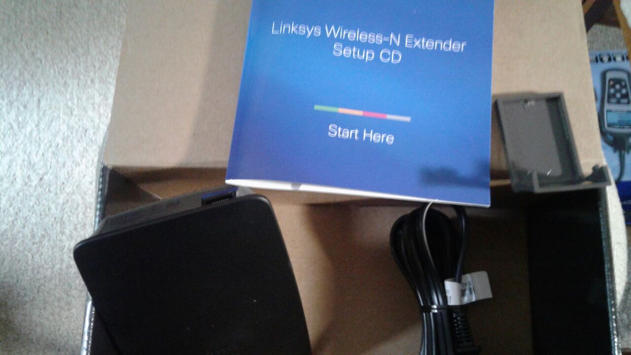 Lynksys, wireless Range Extender /N300
