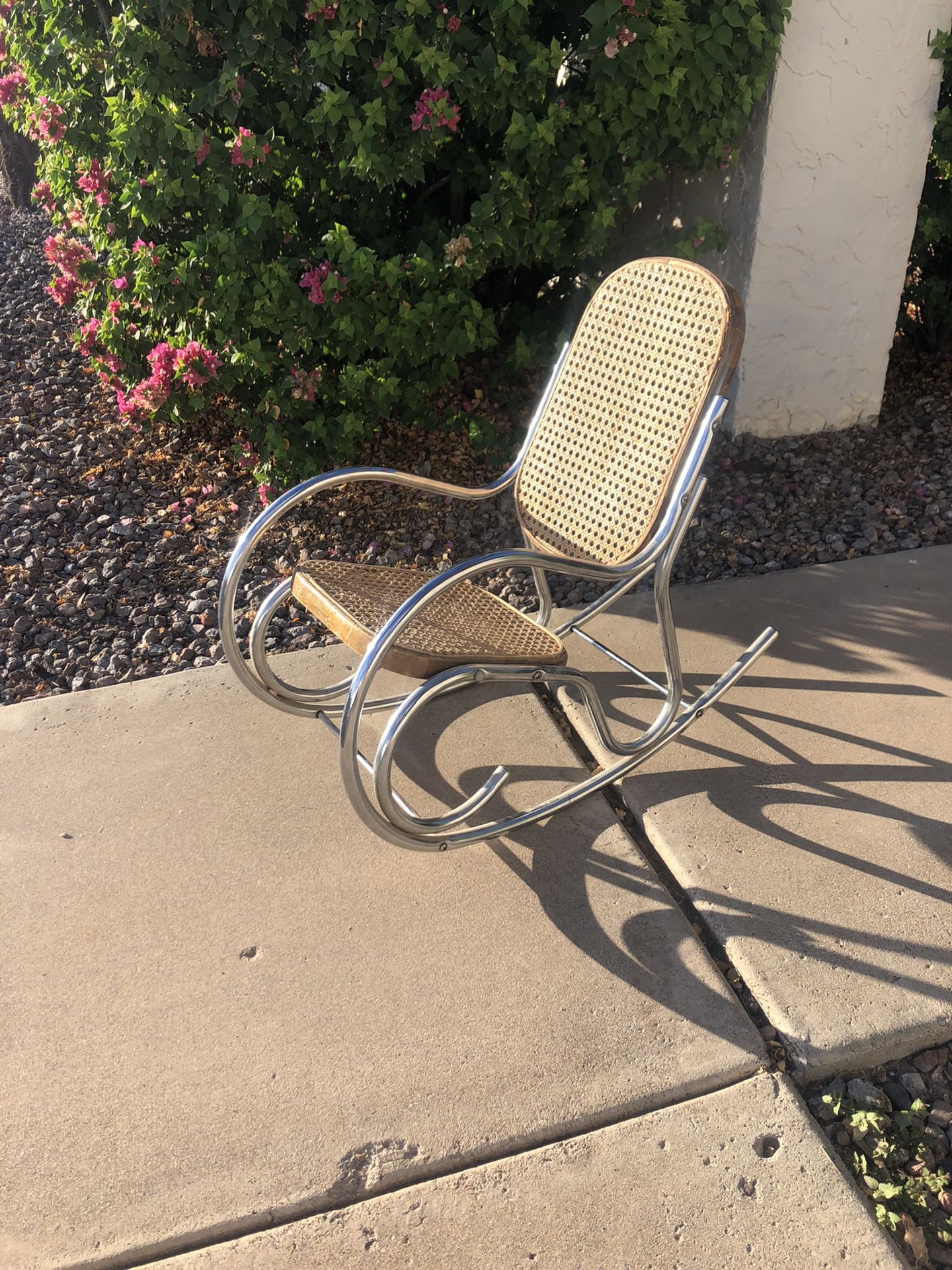 Mid Century Modern Tubular Rocking Chair Kids Size Mcm