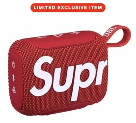 Supreme x JBL Go 5 Bluetooth Speaker Red - New Sealed