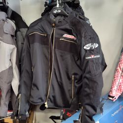 Joe Rocket High Quality Motorcycle Safety Jacket With Removable Inner Liner.