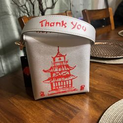 Crossbody Chinese Takeout Box Purse