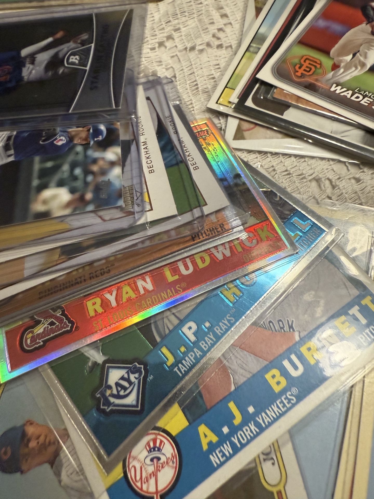 Group of baseball collecting cards 38 cards