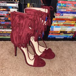 Burgundy Heels
