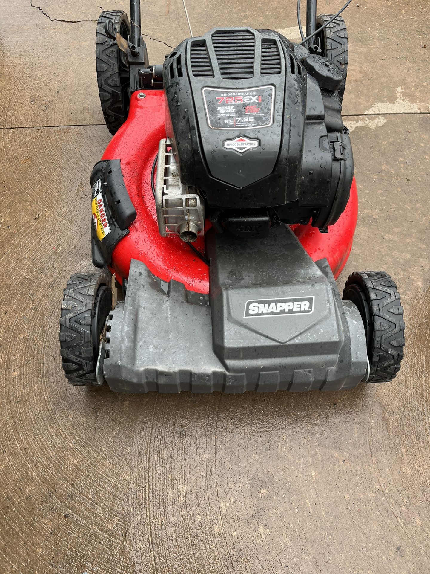 Snapper lawn mower 725ex new arrivals