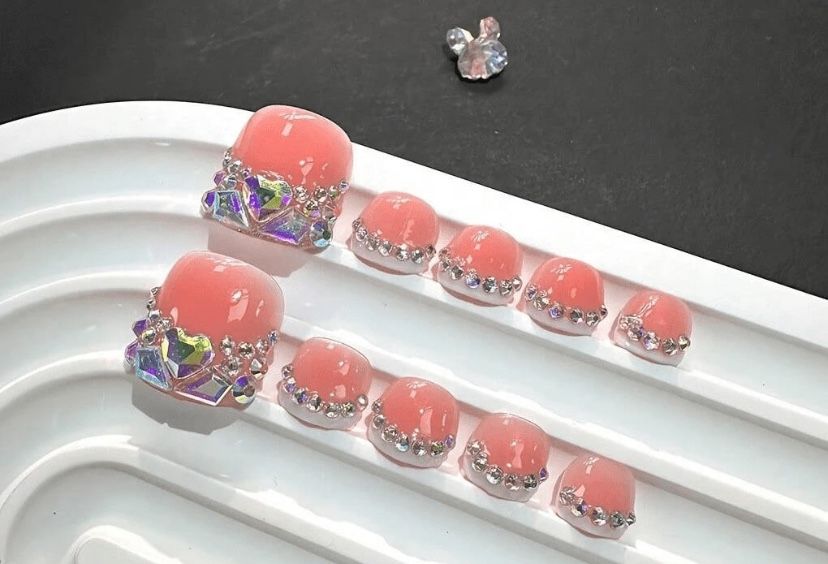Press On High Quality Toe nails For Sale New