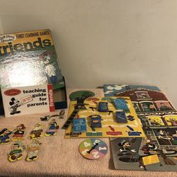 Vintage 1969 Walt Disney Characters First Learning Games Friends #13051 Complete