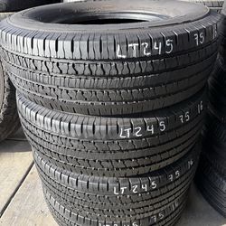 LT245/75r16 E10 BfGoodrich Tires In Great Shape