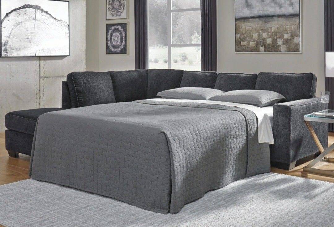 [SPECIAL] Altari Slate LAF Full Sleeper Sectional

