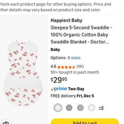 Swaddle Blanket MEDIUM WATERMELON 