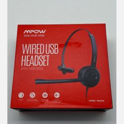 Wired USB headset Brand New.