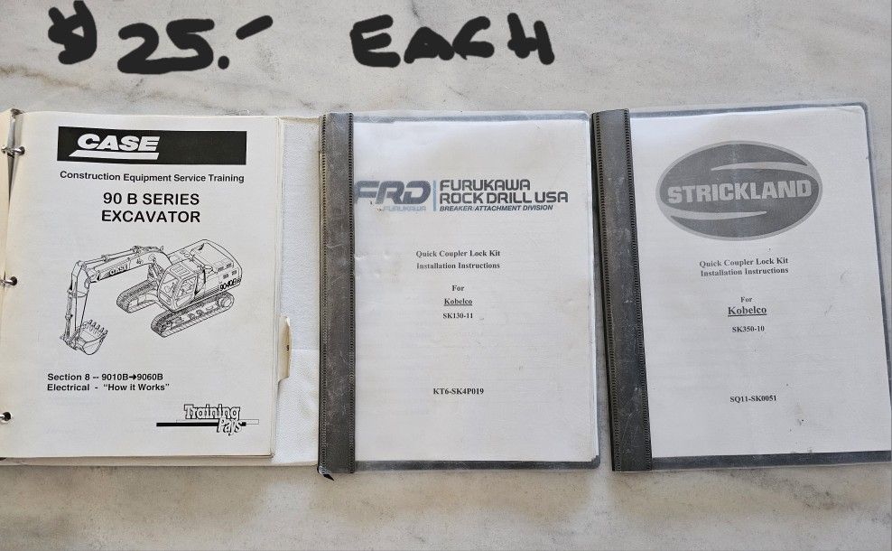 Manuals For Big Machinery