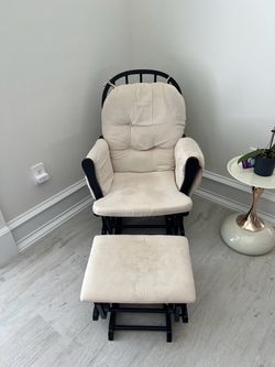 Glider Rocking Chair with Ottoman