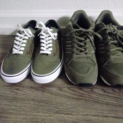 Men's Tennis Shoes Size 9.5 Vans 7.5