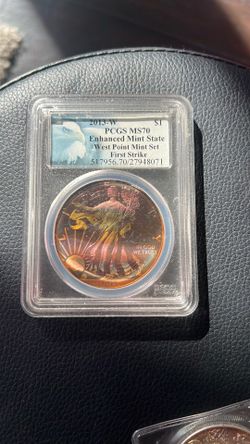 2013 PCGS MS70 1 oz Fine Silver U.S Dollar