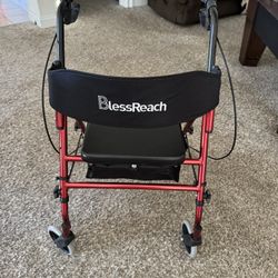 Bless Reach Walker With Locking Wheels 