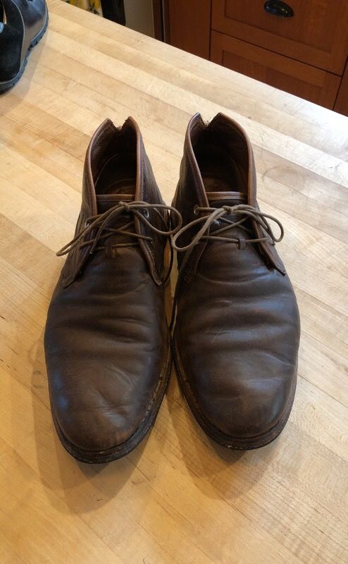Timberland Chukka boots.