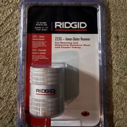 RIDGID 223S  1/4 in.-1-1/4 in. Inner/Outer Copper and Stainless Steel Tubing and Pipe Reamer, Tubing Tool 