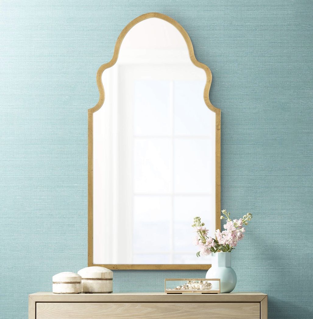 Cooper Classics Lincoln Gold Leaf 20" x 37 3/4" Wall Mirror