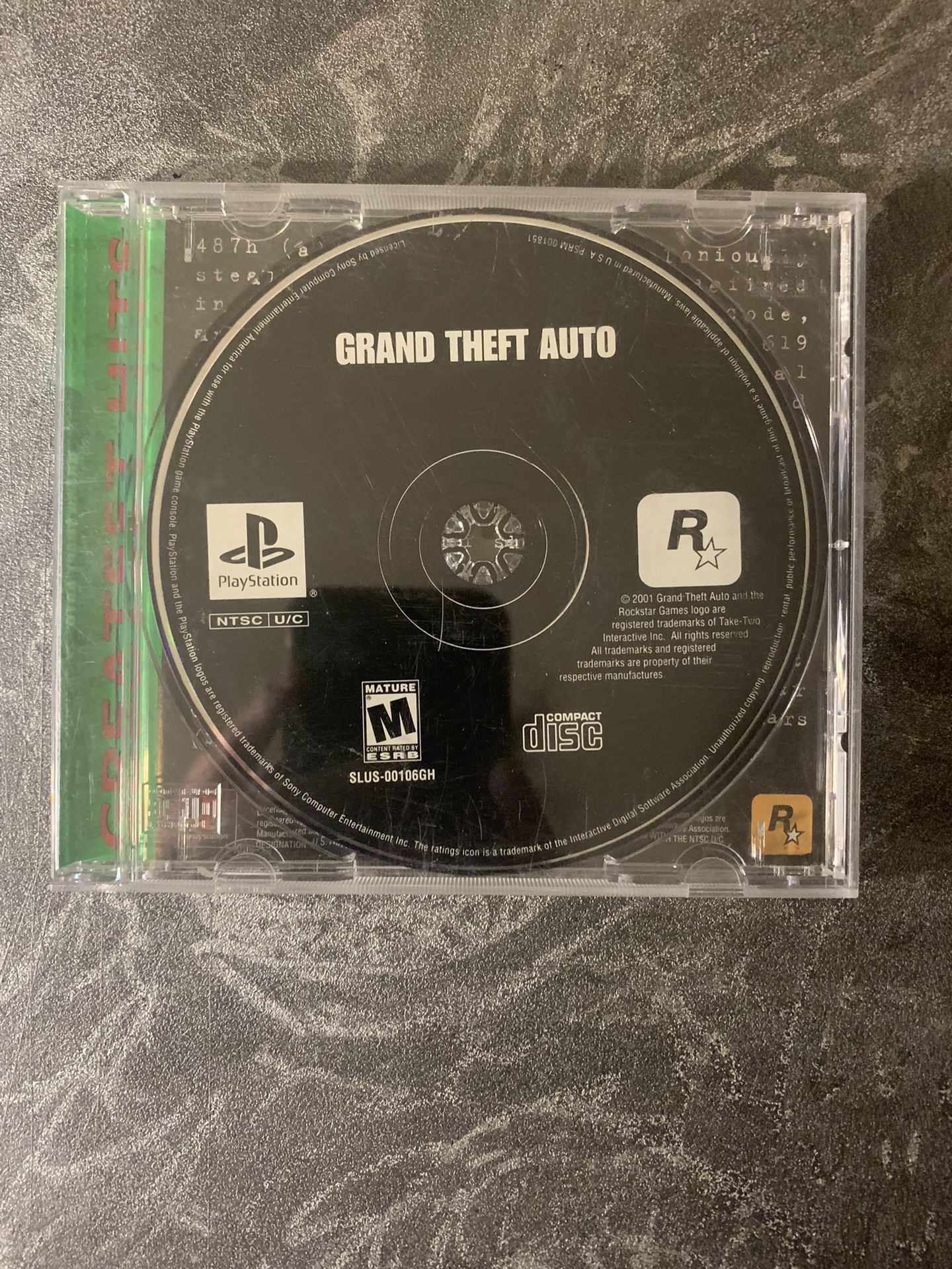 Grand Theft Auto Greatest Hits For Playstation 1