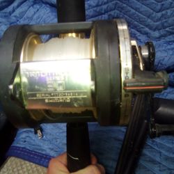Shimano Triton Troll Series 30 Reel And Ande Tournament Stand Up Rod