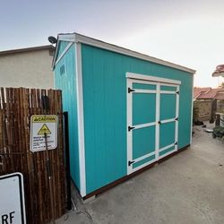 Storage Shed 6x12x10f th