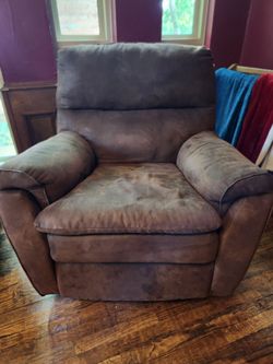 Microfiber recliner chair