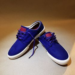 Polo Ralph Lauren Men's Low Top Lace-Up Sneakers Blue/White/Red Solid