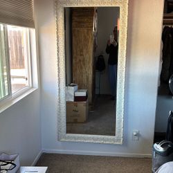 Large wall mirror
