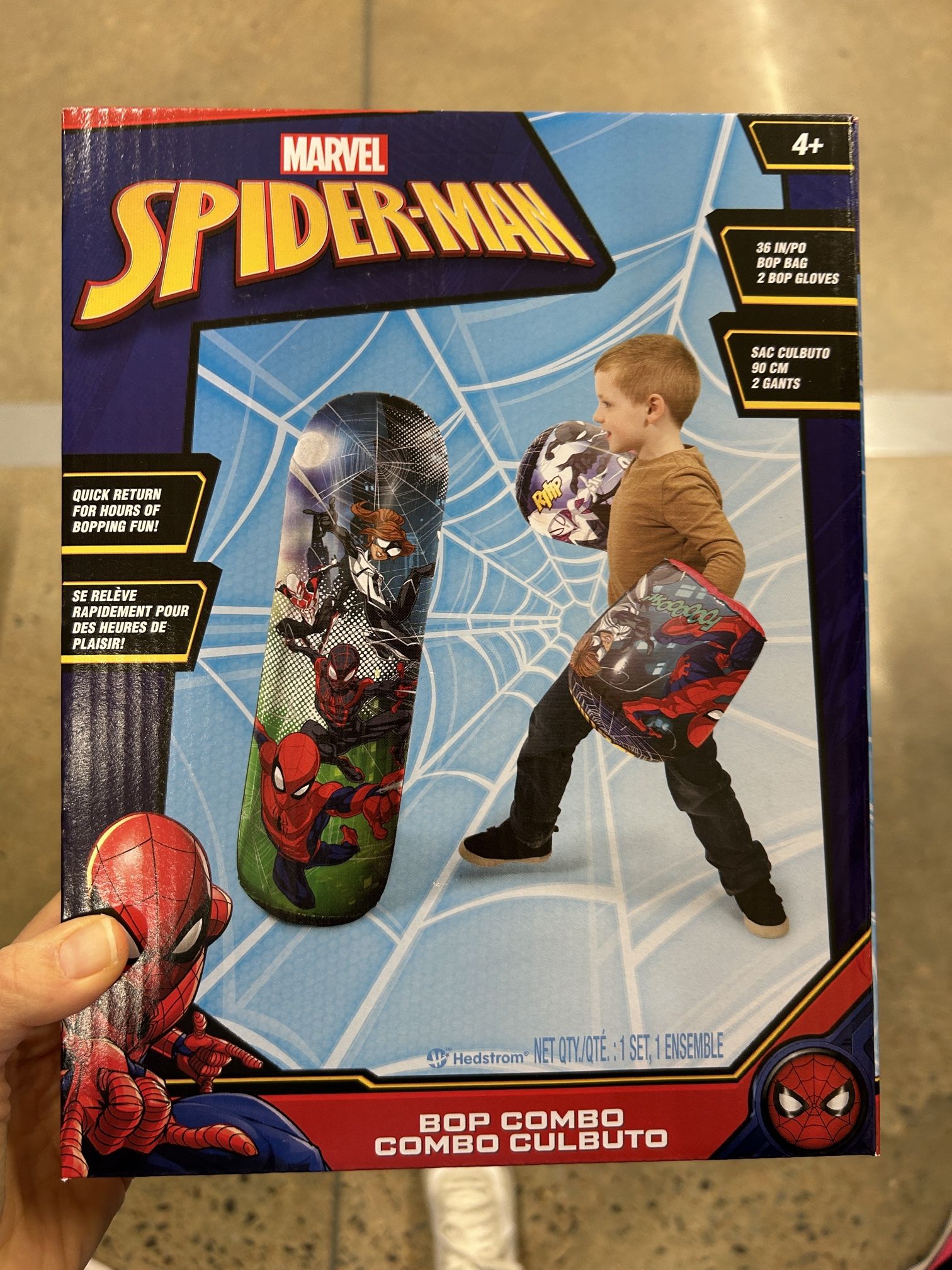 NWT Marvel Spider-Man Bop Combo Set