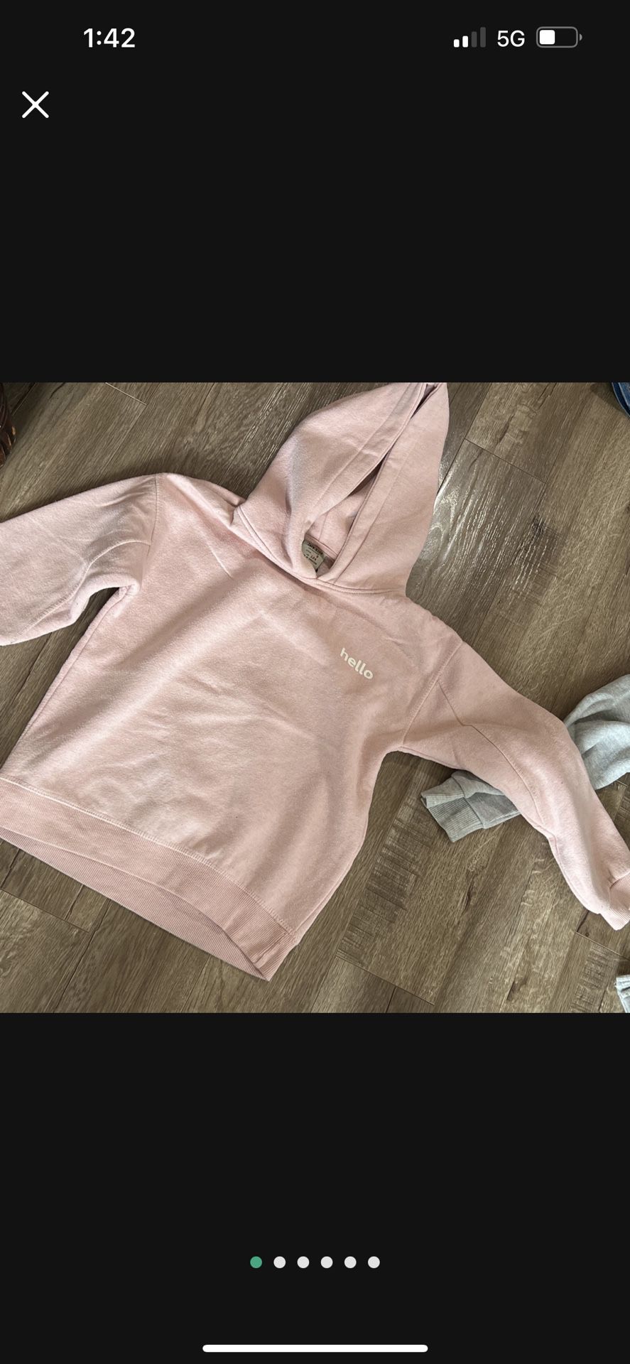 pink warm Hoodie for a girl 9-10 years old Zara Kids 