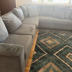 Grey Large Sofa 
