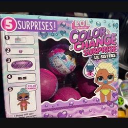 LOL Surprise Color Change Lil Sisters $10  Surprises including Fashion Outfit New $10 Each Or 24 Pieces For 150