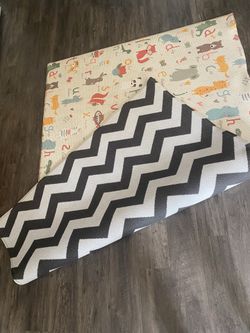 Large Baby Care Play Mat; Reversible