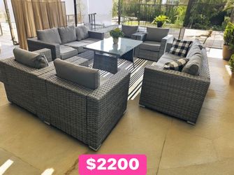 Outdoor Wicker Patio Furniture Set
