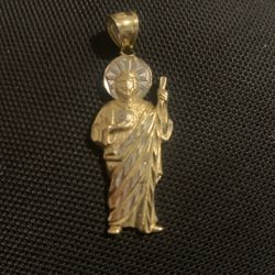 14kt San Judas Pendant 