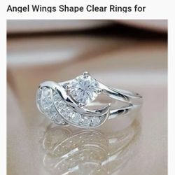 Angel Wings Shape Rings 