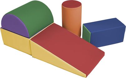 ECR4Kids SoftZone Climb and Crawl Playset — 5 Piece (New)