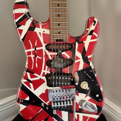 2023 Eddie Van Halen Frankie Relic Red/White/Black