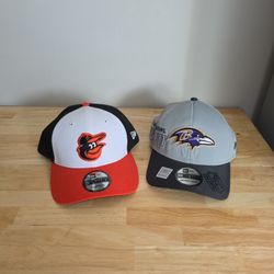 Baltimore Orioles &Ravens Hats (NEW ERA)