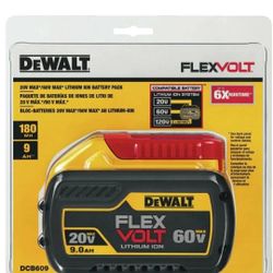 Dewalt Flexvolt 20V 60V 9ah Batteries 