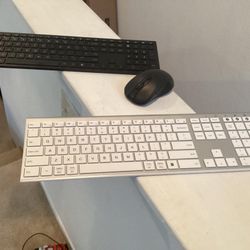 2 Keyboard+ Mouse Wireless Like Very Good All For $50