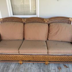 Outdoor Wicker sofa 