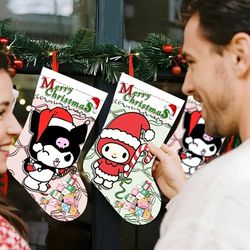 Kuromi or My Melody Christmas Stocking 