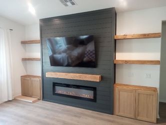 Shiplap 9Media Wall For Sale