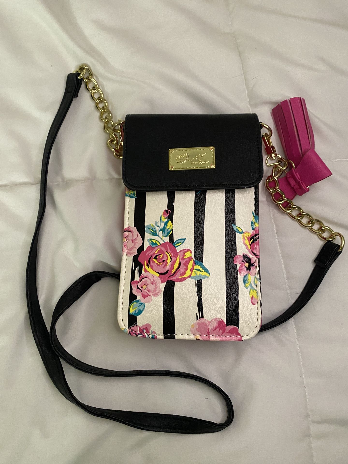 Betsy Johnson Floral Purse